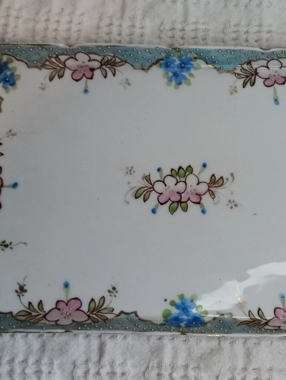 Vintage Nippon Porcelain Dresser Tray